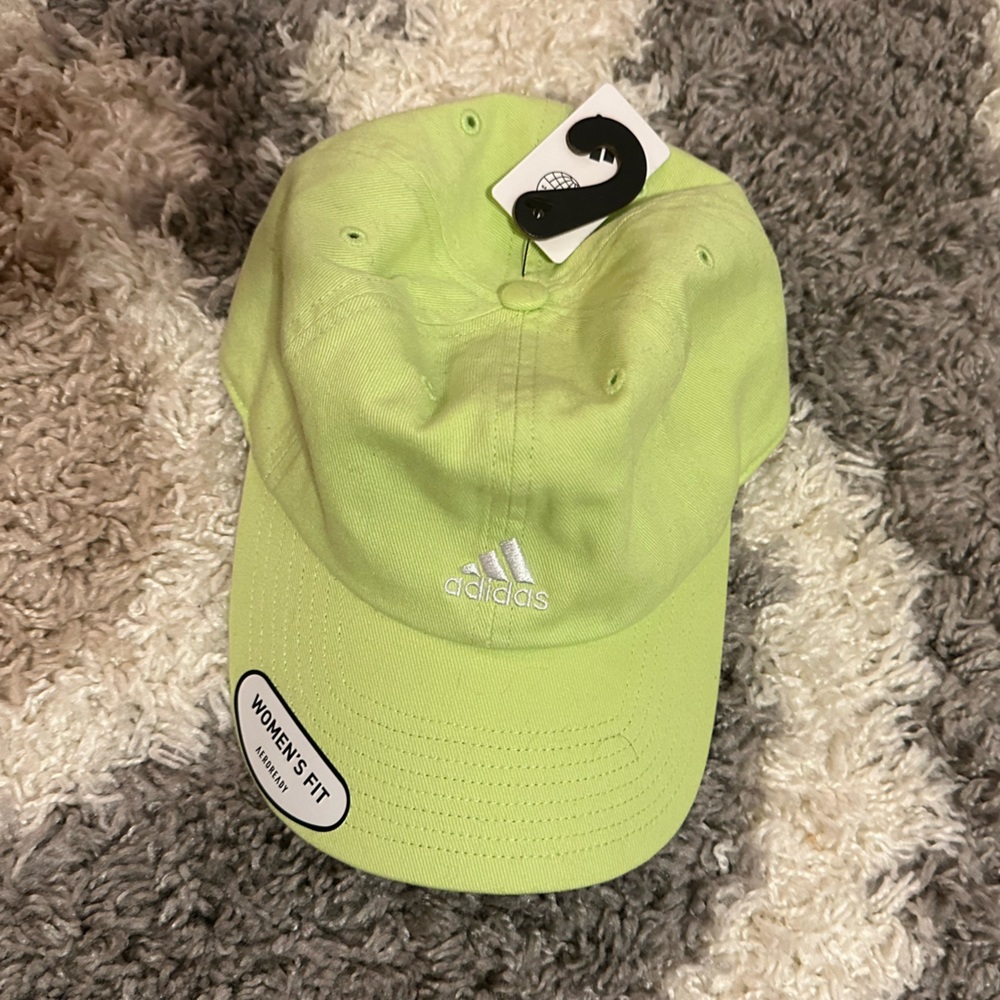 Adidas Lime Green Saturday cap
